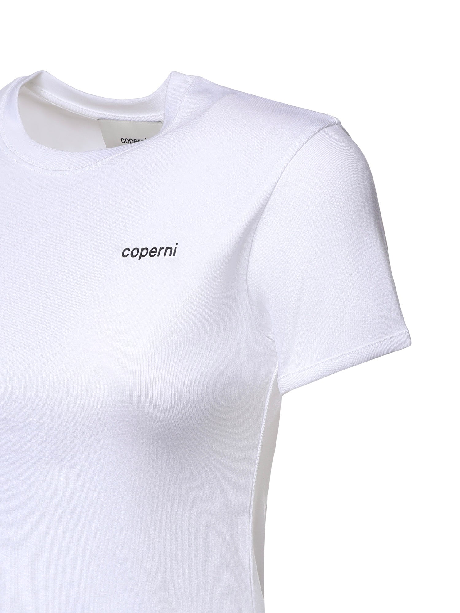T-shirt in cotone con logo COPJS07F5012 WHTBLK COPERNI 