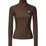 Maglia a collo alto in jersey con logo COPJS188F5021 BRW COPERNI 
