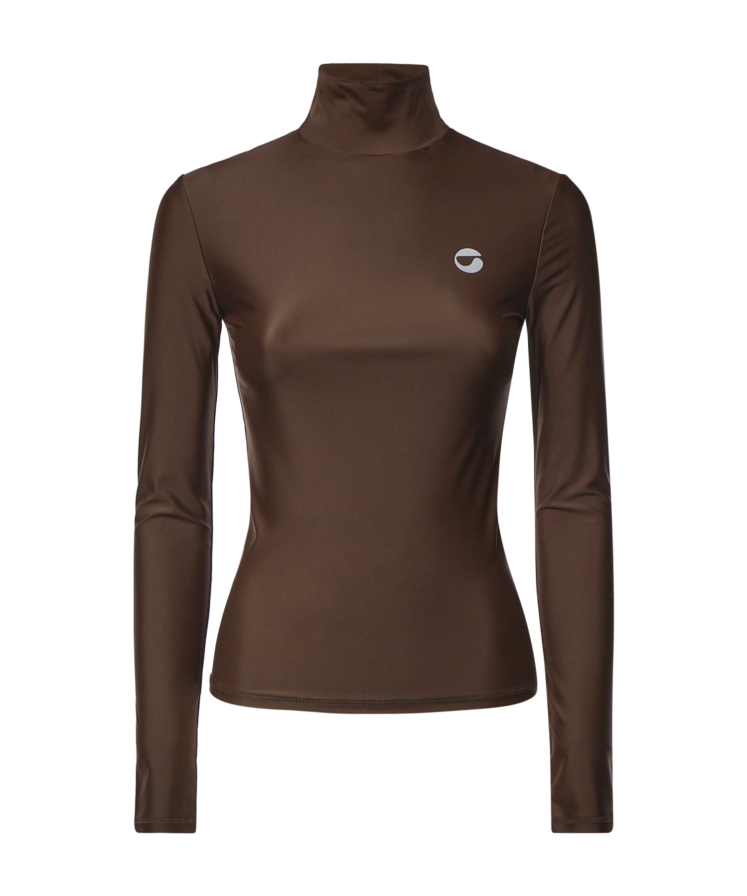 Maglia a collo alto in jersey con logo COPJS188F5021 BRW COPERNI 