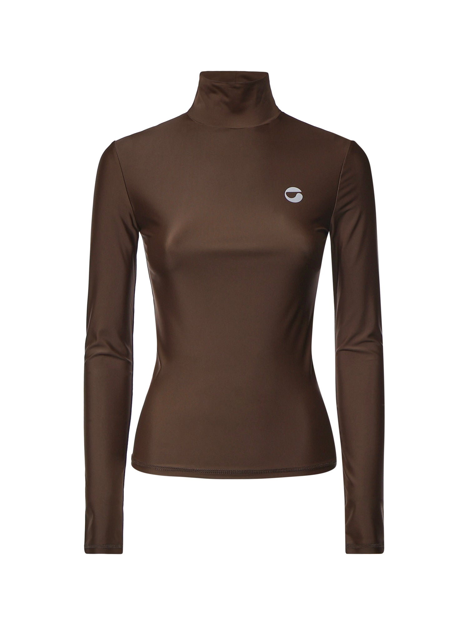 Maglia a collo alto in jersey con logo COPJS188F5021 BRW COPERNI 