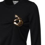 Maglione Emoji in lana COPML76Y3029 BLKGLD COPERNI 