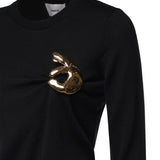 Maglione Emoji in lana COPML76Y3029 BLKGLD COPERNI 