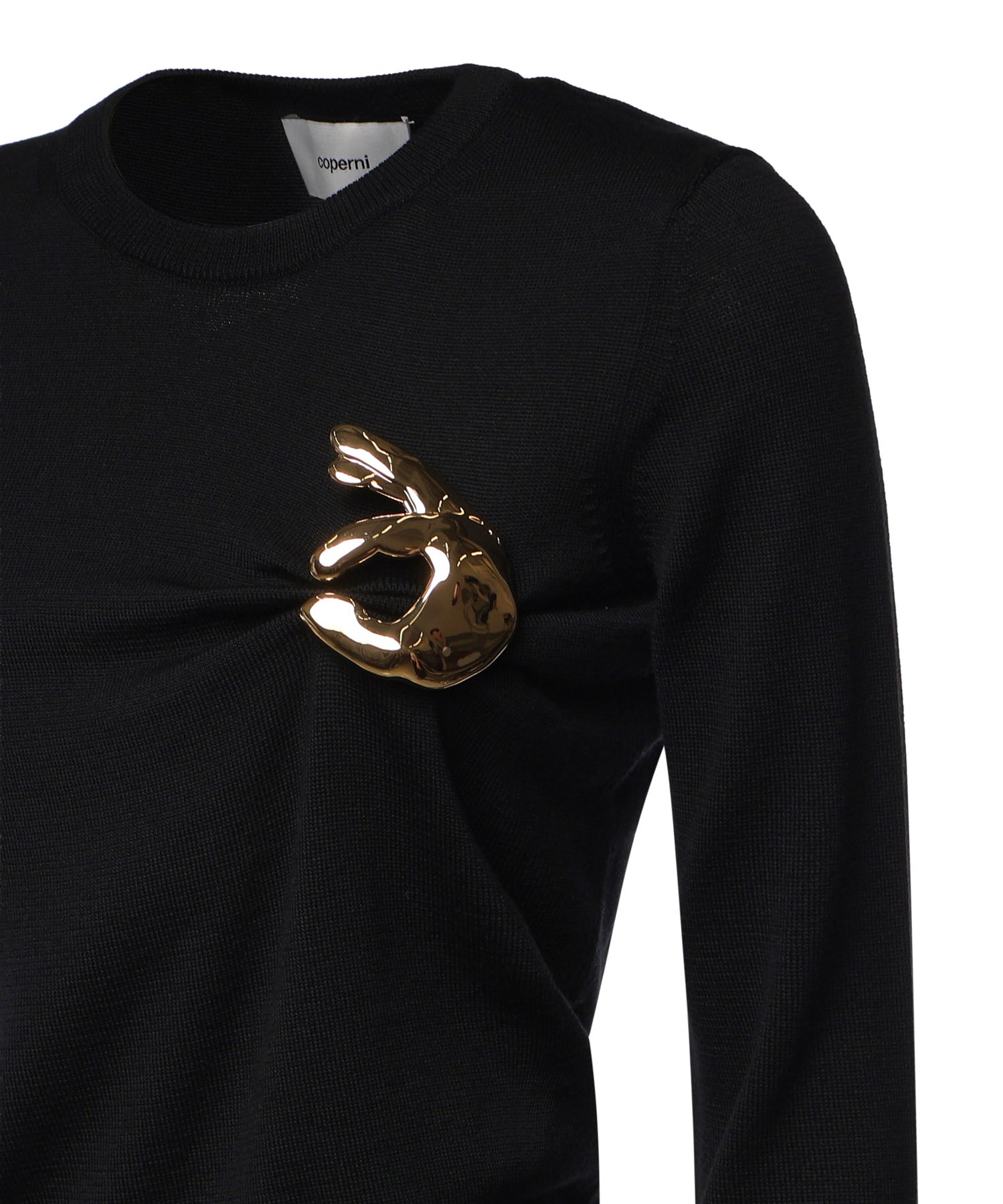 Maglione Emoji in lana COPML76Y3029 BLKGLD COPERNI 