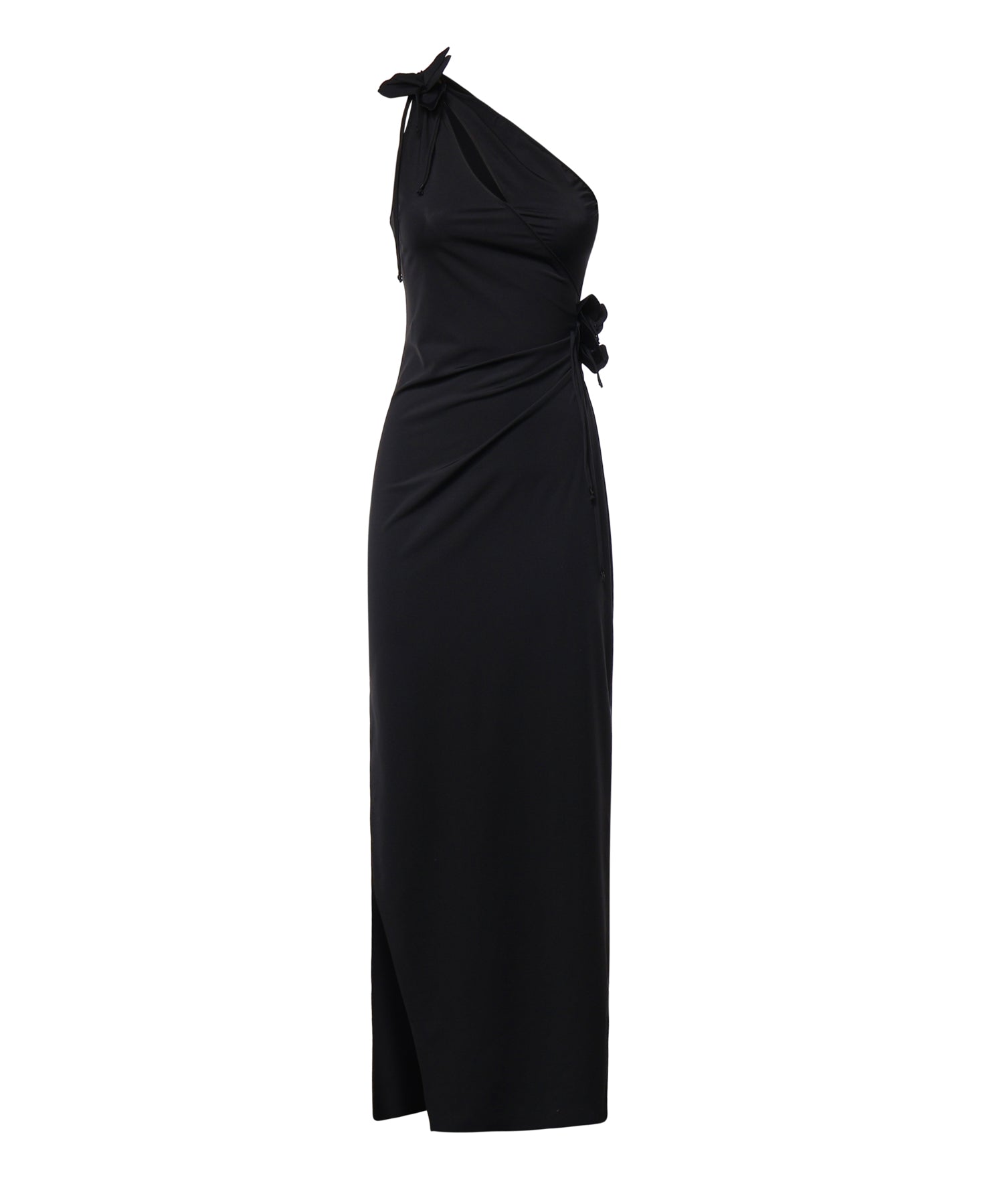 Abito lungo asimmetrico in jersey COPR213F5021 BLK COPERNI 