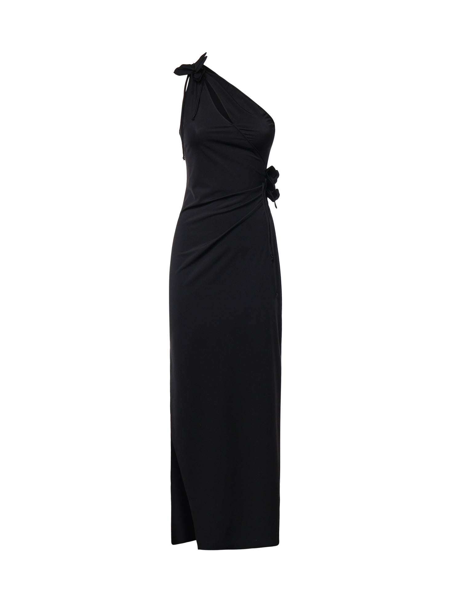 Abito lungo asimmetrico in jersey COPR213F5021 BLK COPERNI 