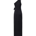 Abito lungo asimmetrico in jersey COPR213F5021 BLK COPERNI 
