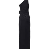 Abito lungo asimmetrico in jersey COPR213F5021 BLK COPERNI 