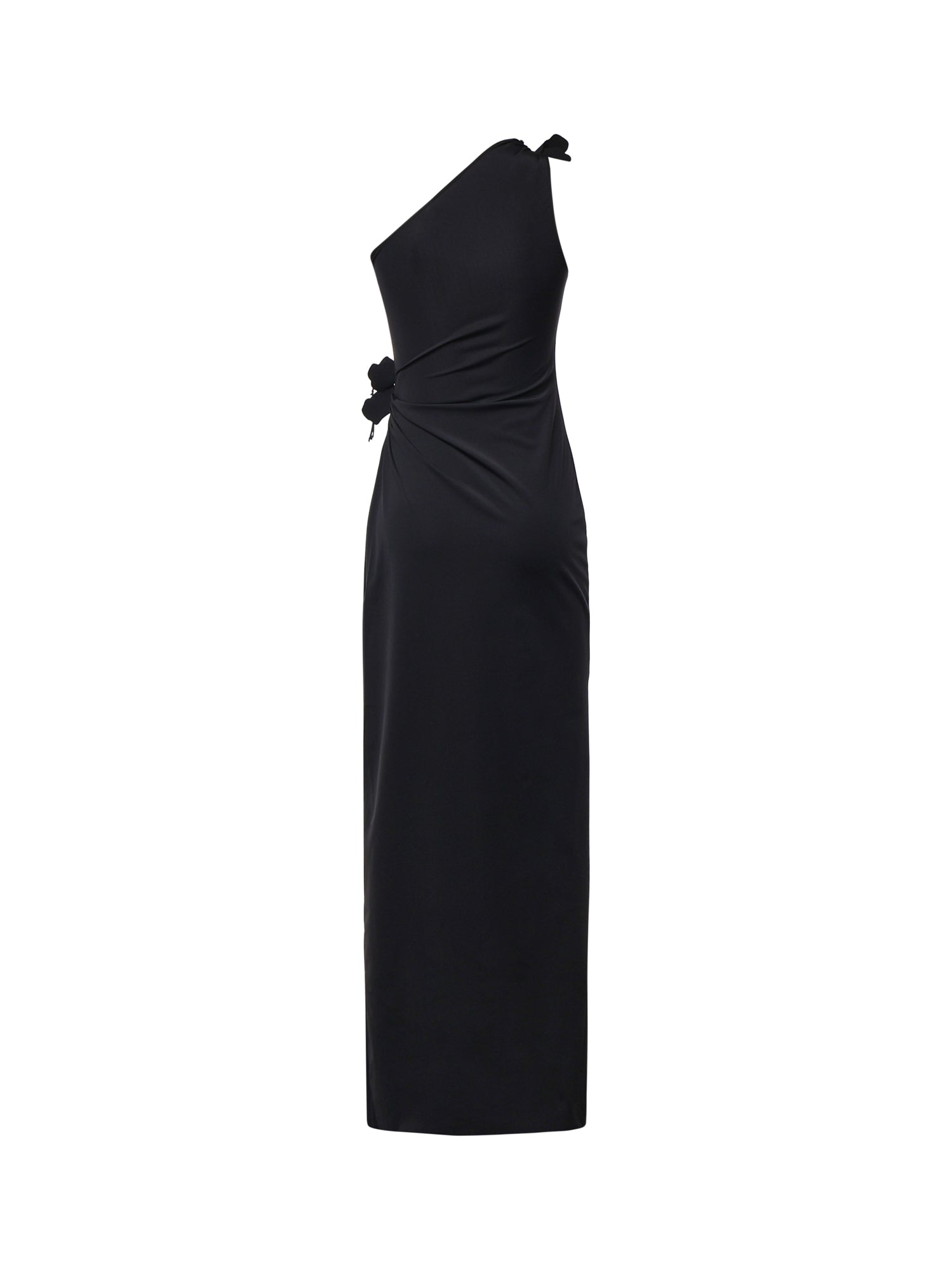 Abito lungo asimmetrico in jersey COPR213F5021 BLK COPERNI 