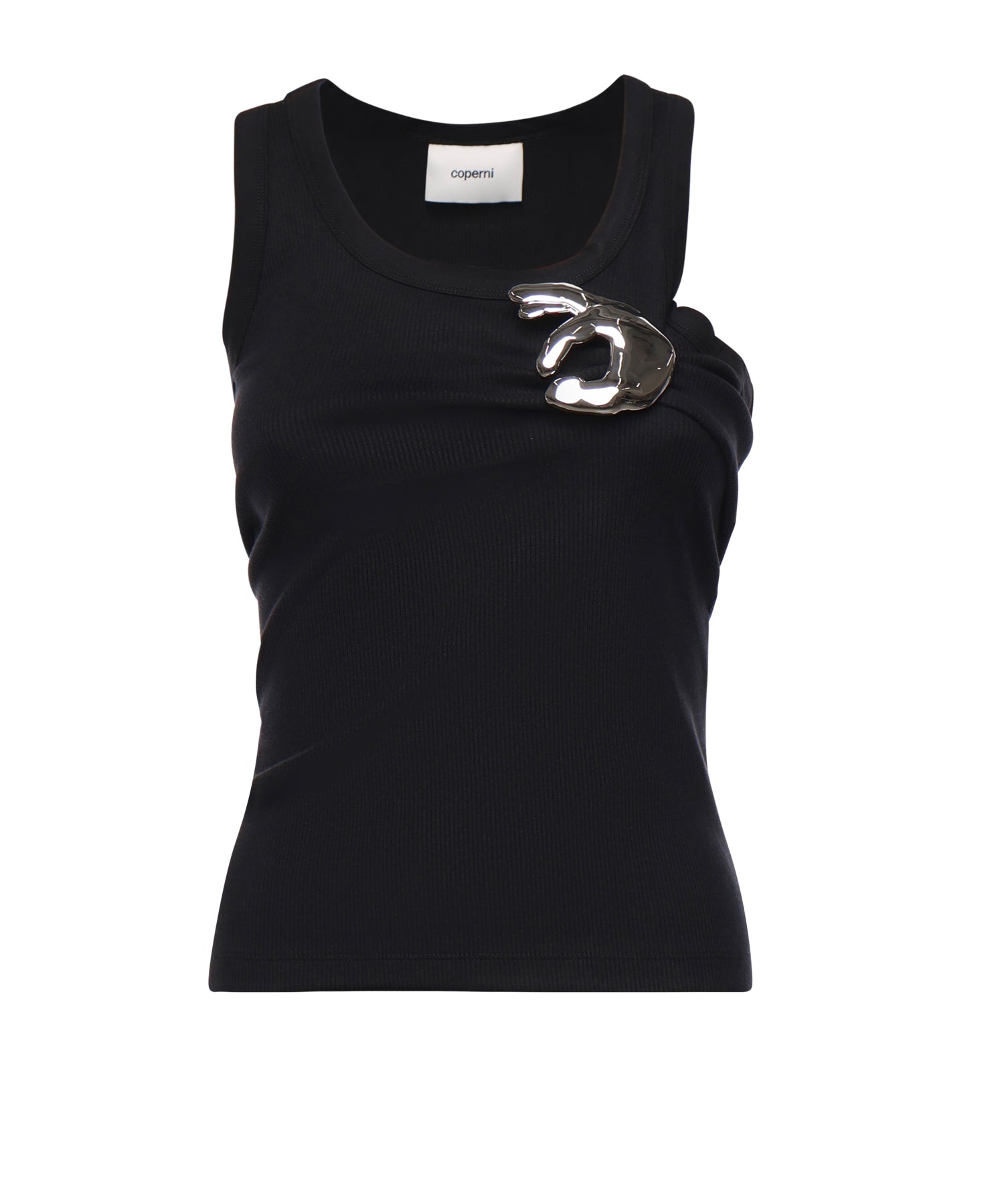 Tank top Emoji in cotone COPT41510 BLKGLD COPERNI 