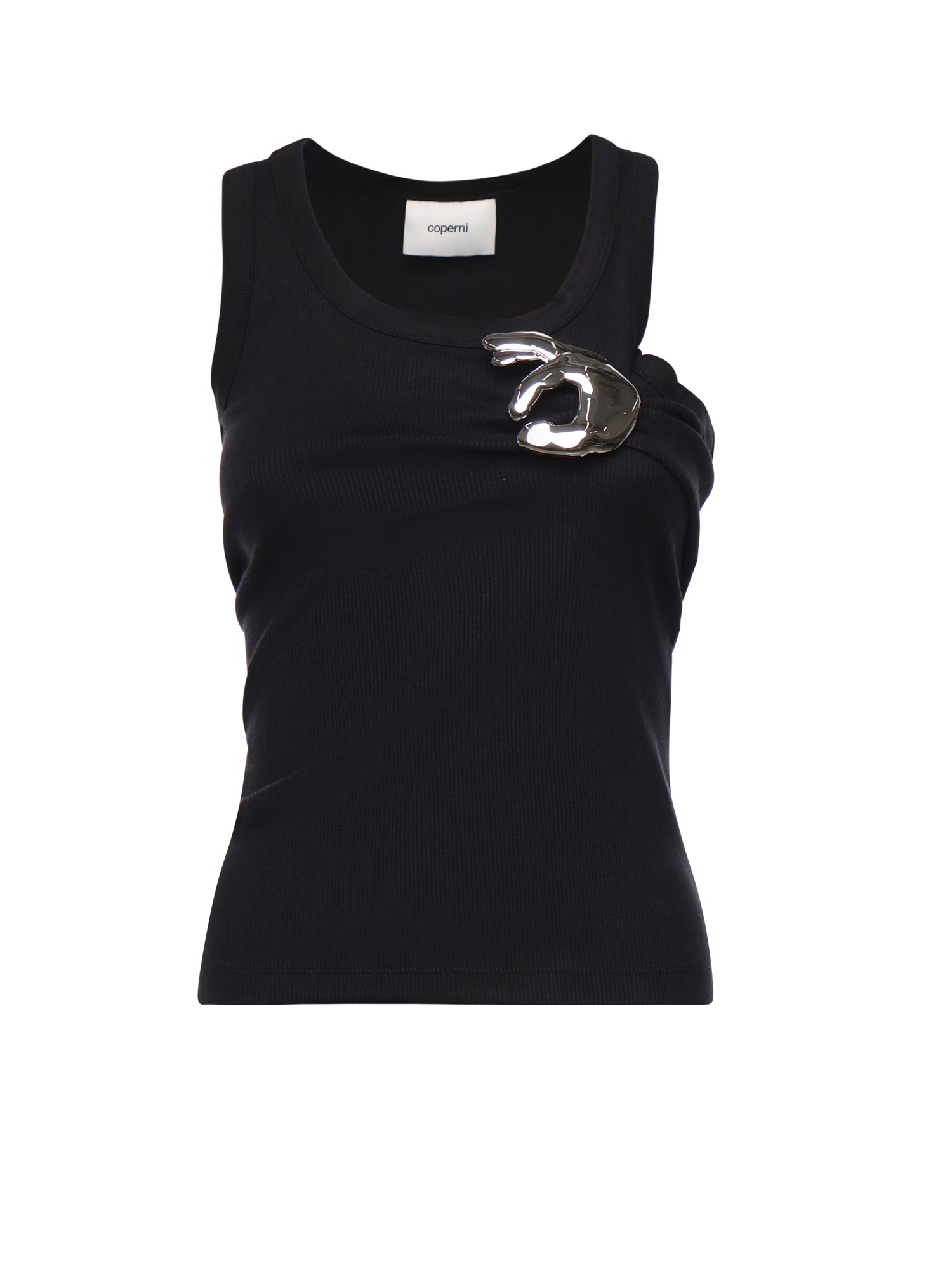 Tank top Emoji in cotone COPT41510 BLKGLD COPERNI 