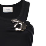 Tank top Emoji in cotone COPT41510 BLKGLD COPERNI 