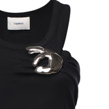 Tank top Emoji in cotone COPT41510 BLKGLD COPERNI 