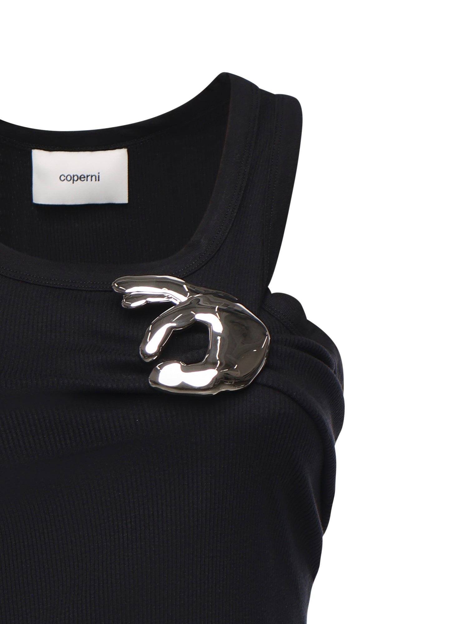 Tank top Emoji in cotone COPT41510 BLKGLD COPERNI 