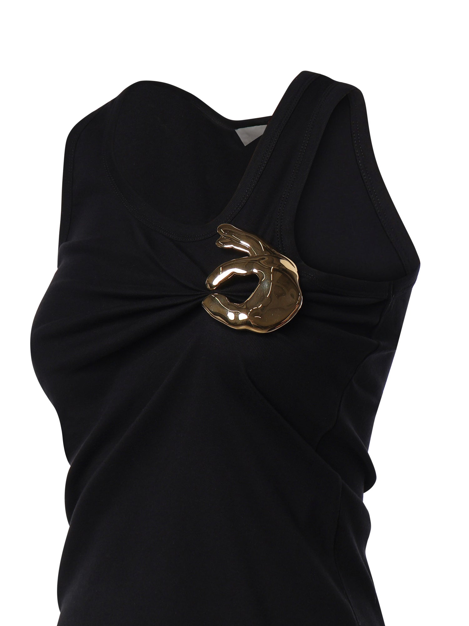 Tank top Emoji in cotone COPT41510 BLKGLD COPERNI 