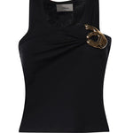 Tank top Emoji in cotone COPT41510 BLKGLD COPERNI 