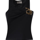 Tank top Emoji in cotone COPT41510 BLKGLD COPERNI 
