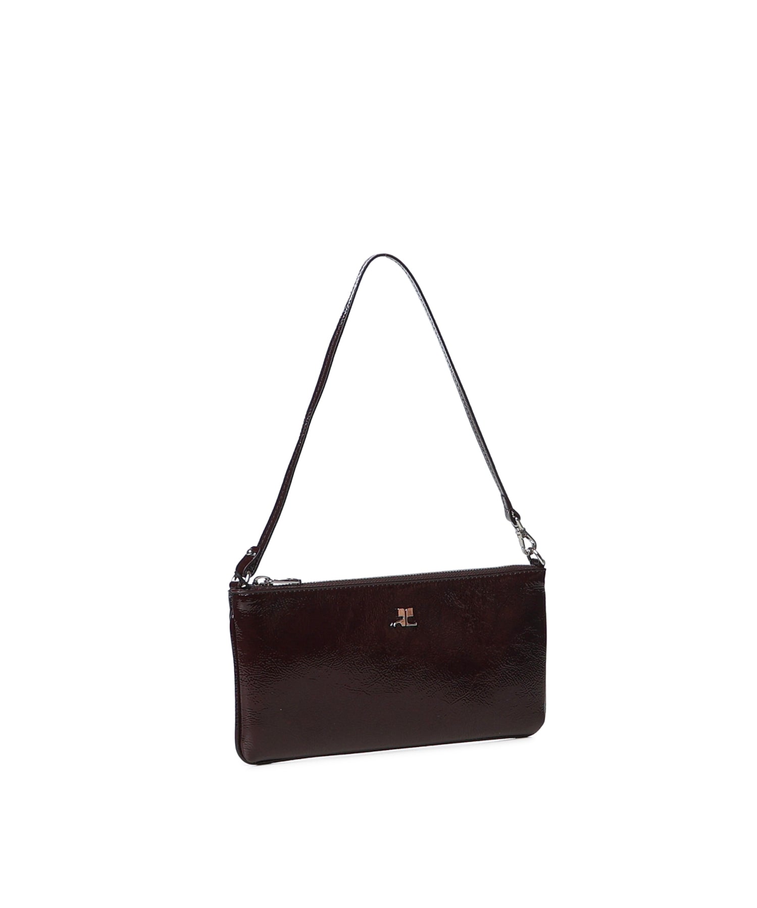 Borsa Naplack con logo<BR/> 126GPM035CR0043 4010 COURREGES 