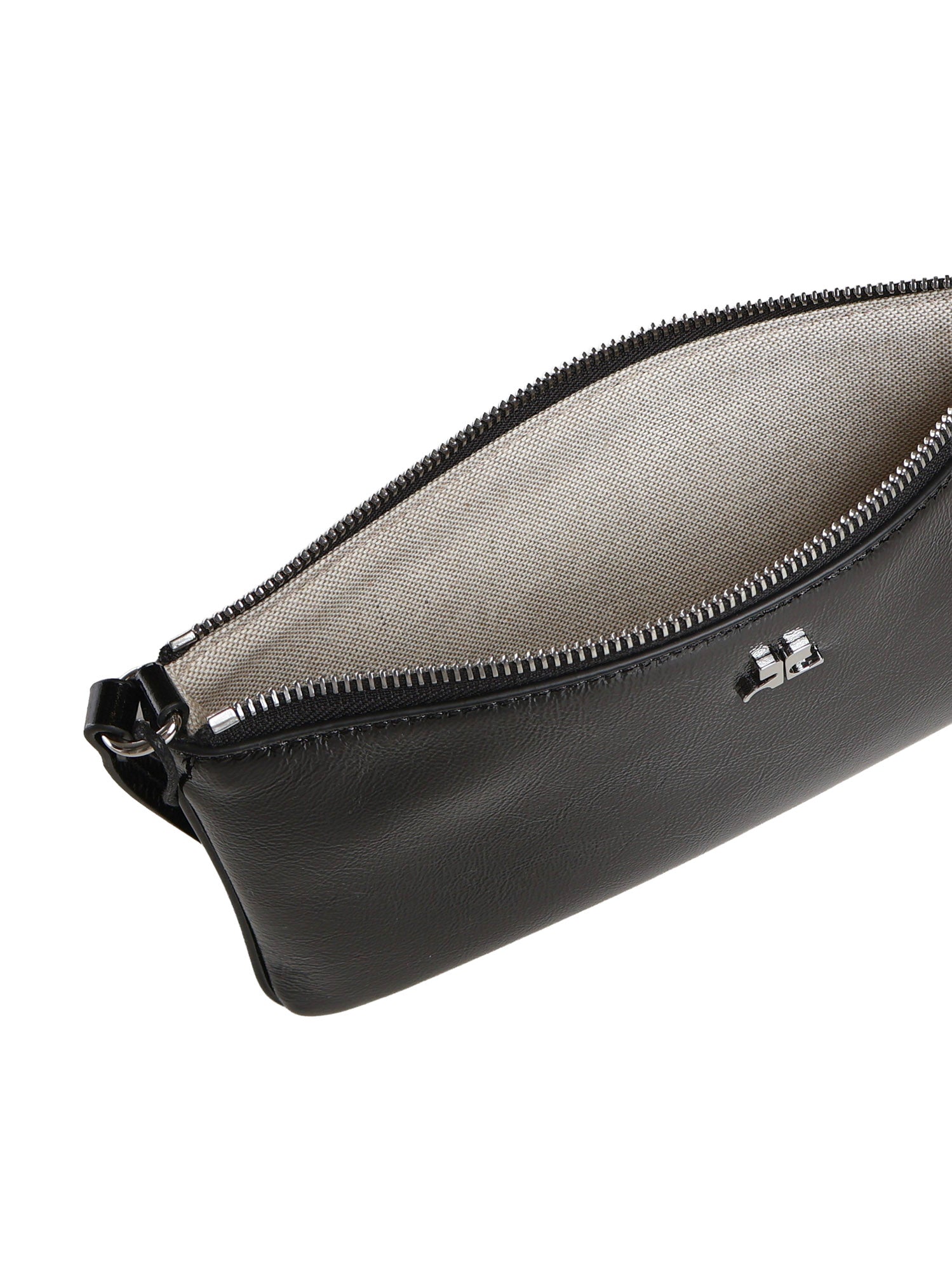 Borsa Naplack con logo<BR/> 126GPM035CR0043 9999 COURREGES 