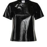 T-shirt in vinile con logo 326CT0561VY0016 9999 COURREGES 
