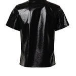 T-shirt in vinile con logo 326CT0561VY0016 9999 COURREGES 