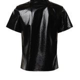 T-shirt in vinile con logo 326CT0561VY0016 9999 COURREGES 