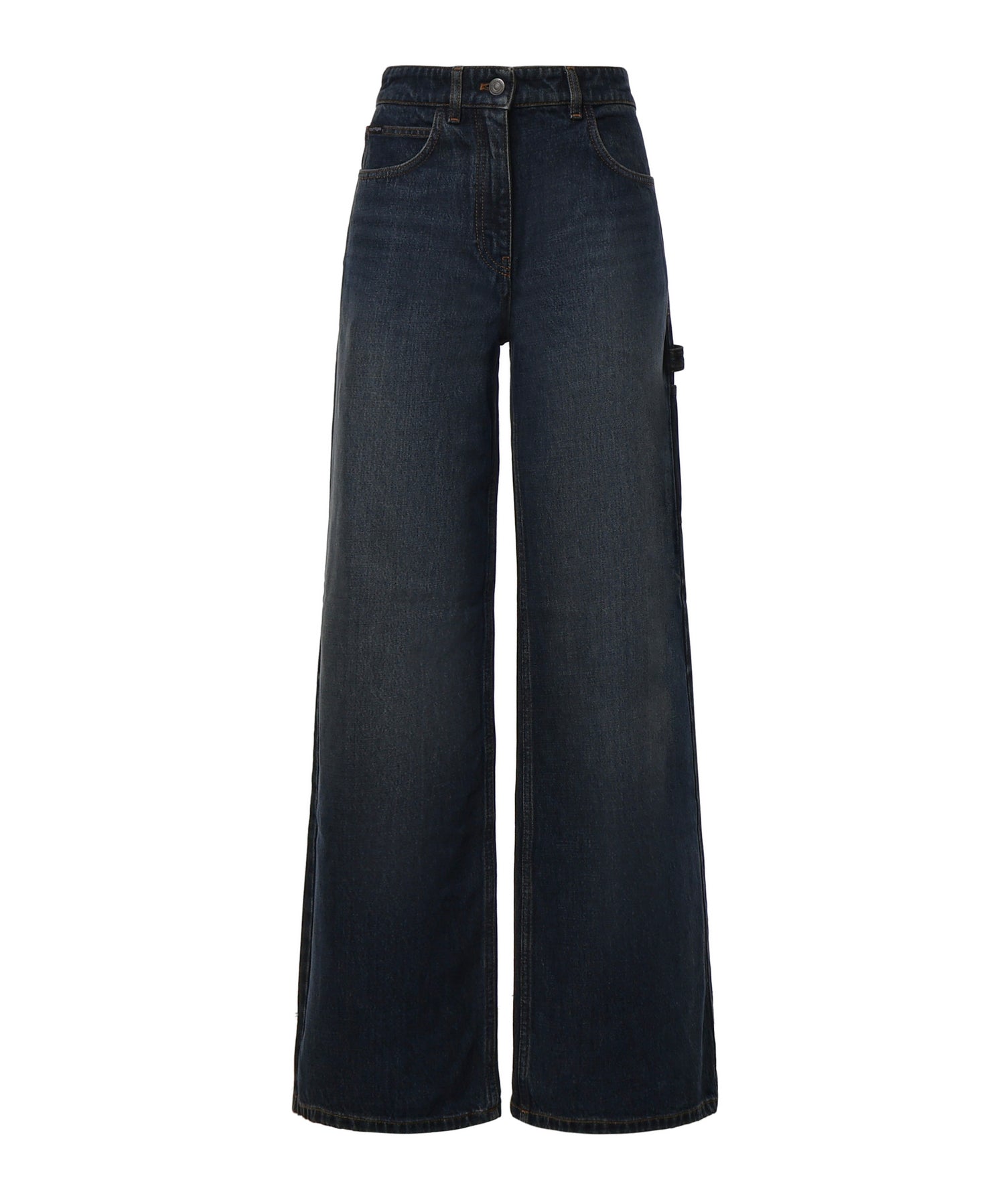 Jeans a gamba larga in denim 326DPA764DE0061 7052 COURREGES 