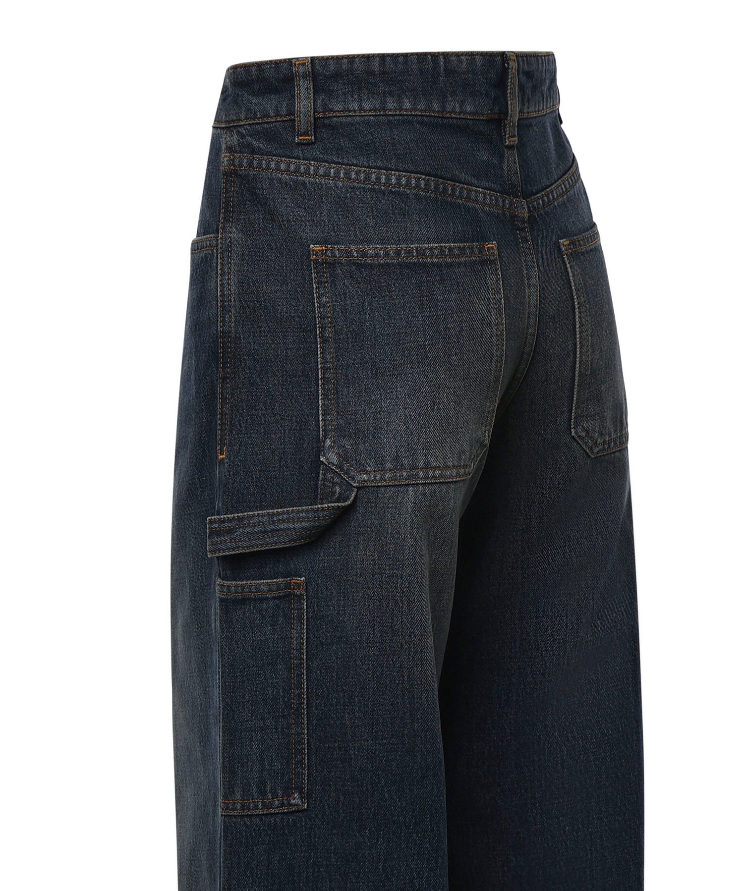 Jeans a gamba larga in denim 326DPA764DE0061 7052 COURREGES 
