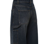 Jeans a gamba larga in denim 326DPA764DE0061 7052 COURREGES 