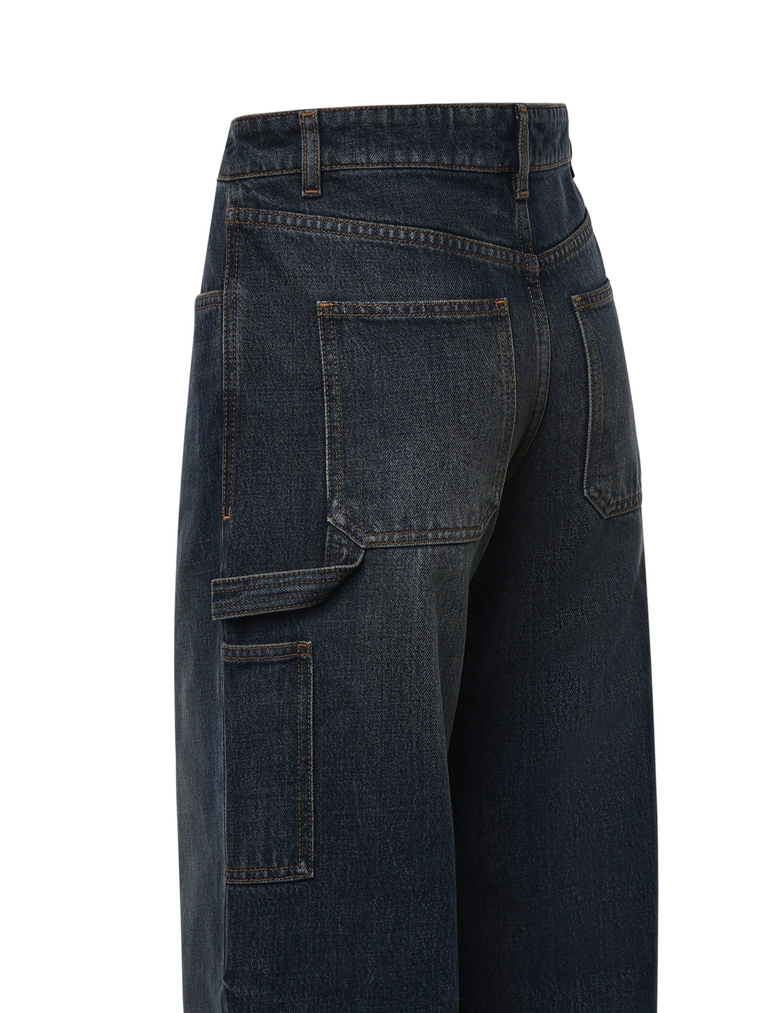 Jeans a gamba larga in denim 326DPA764DE0061 7052 COURREGES 