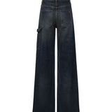 Jeans a gamba larga in denim 326DPA764DE0061 7052 COURREGES 