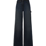 Jeans a gamba larga in denim 326DPA764DE0061 7052 COURREGES 