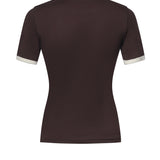 T-shirt Signature Contrast in cotone 326JTS017JS0300 B384 COURREGES 