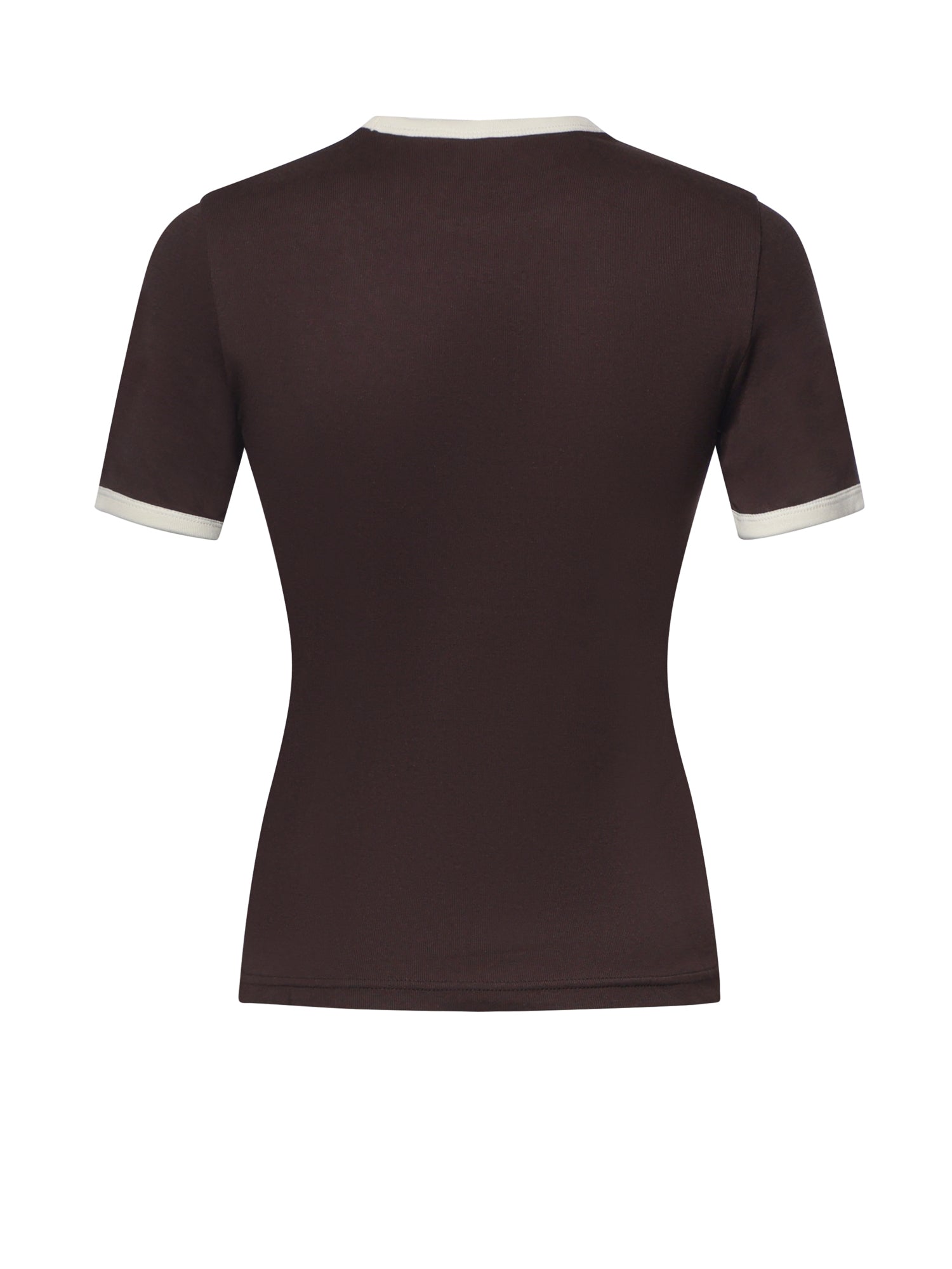 T-shirt Signature Contrast in cotone 326JTS017JS0300 B384 COURREGES 