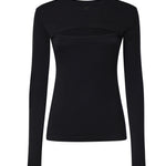 T-shirt a maniche lunghe in cotone 326JTS273JS0203 9999 COURREGES 