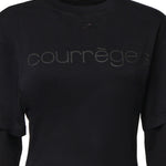 T-shirt in cotone con logo 326JTS275JS0305 B126 COURREGES 