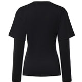 T-shirt in cotone con logo 326JTS275JS0305 B126 COURREGES 