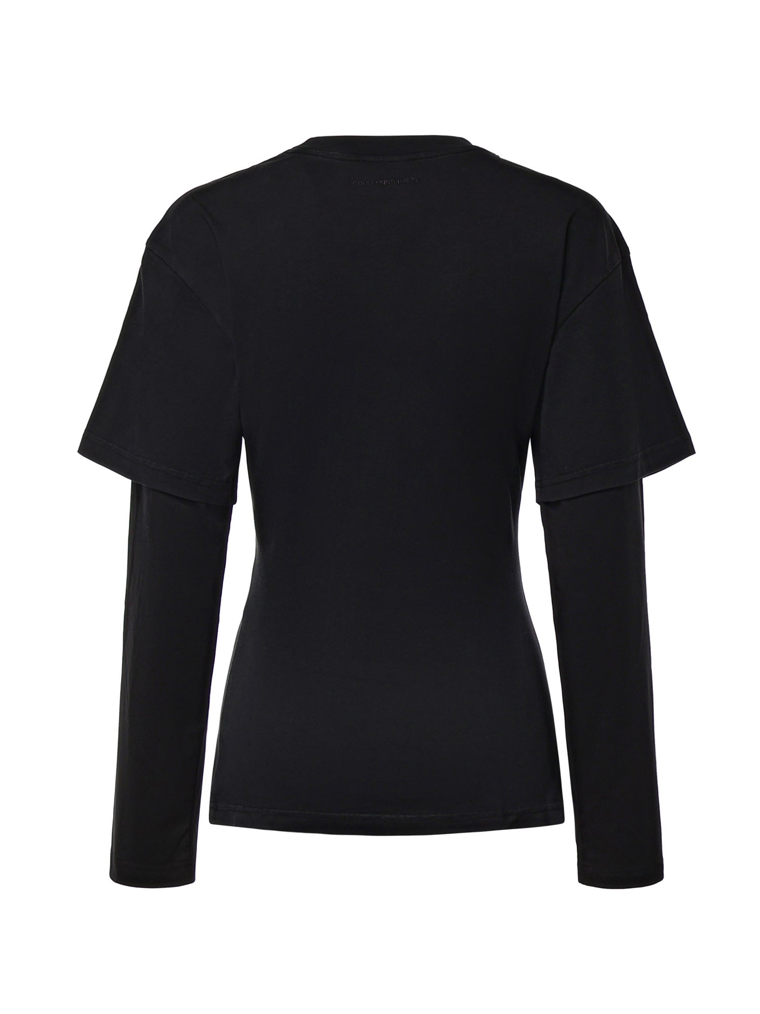T-shirt in cotone con logo 326JTS275JS0305 B126 COURREGES 