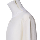 Pullover in lana con logo 326MPU293FI0062 1200 COURREGES 