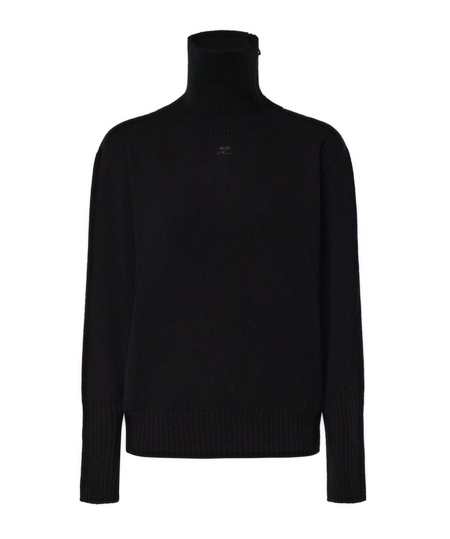 Pullover in lana con logo 326MPU293FI0062 9999 COURREGES 