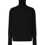 Pullover in lana con logo 326MPU293FI0062 9999 COURREGES 