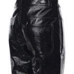 Pantaloni in vinile con logo 426CPA798VY0014 9999 COURREGES 