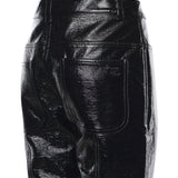 Pantaloni in vinile con logo 426CPA798VY0014 9999 COURREGES 