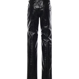Pantaloni in vinile con logo 426CPA798VY0014 9999 COURREGES 