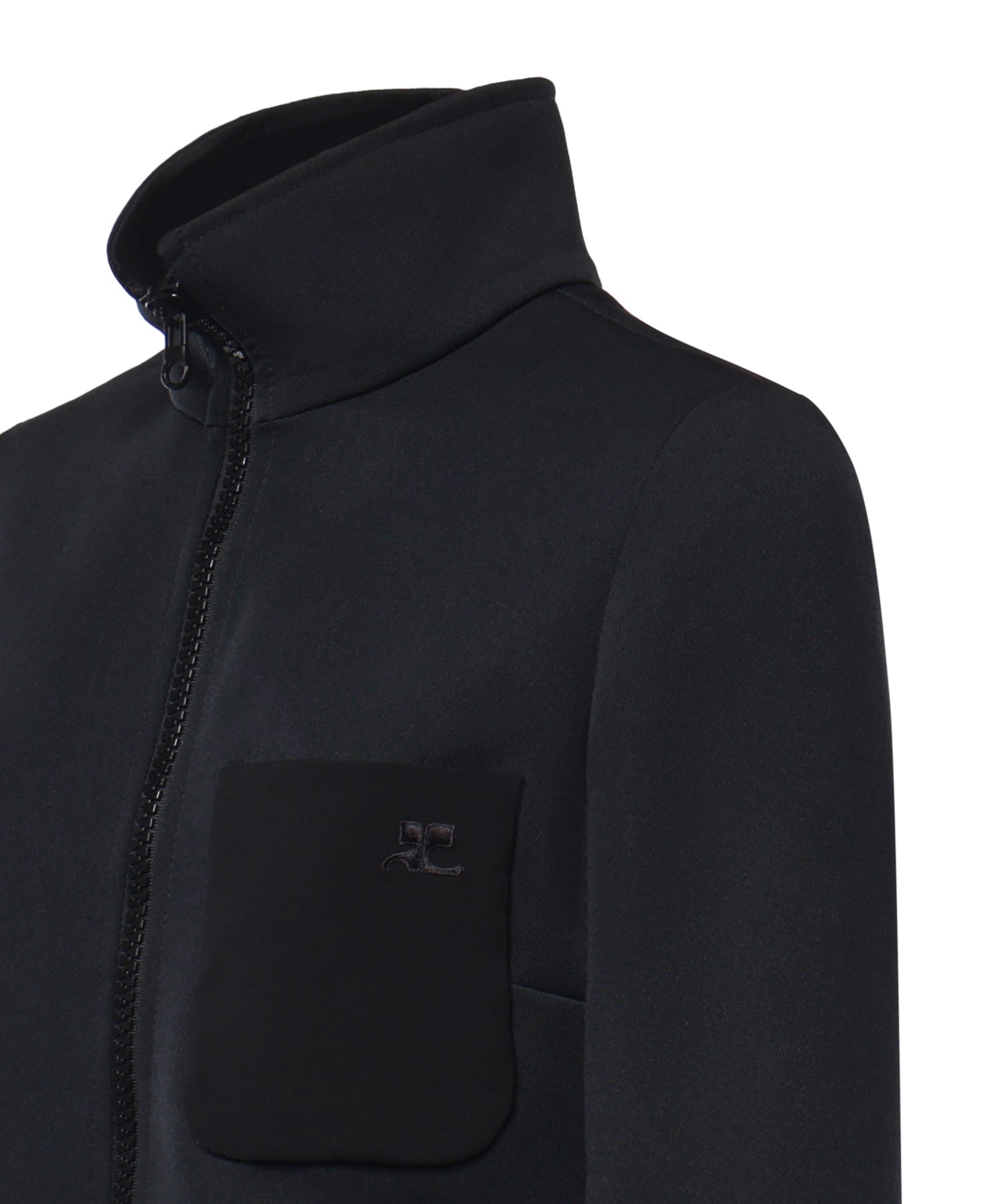 Giacca in twill con logo 426CT0589PL0007 9999 COURREGES 