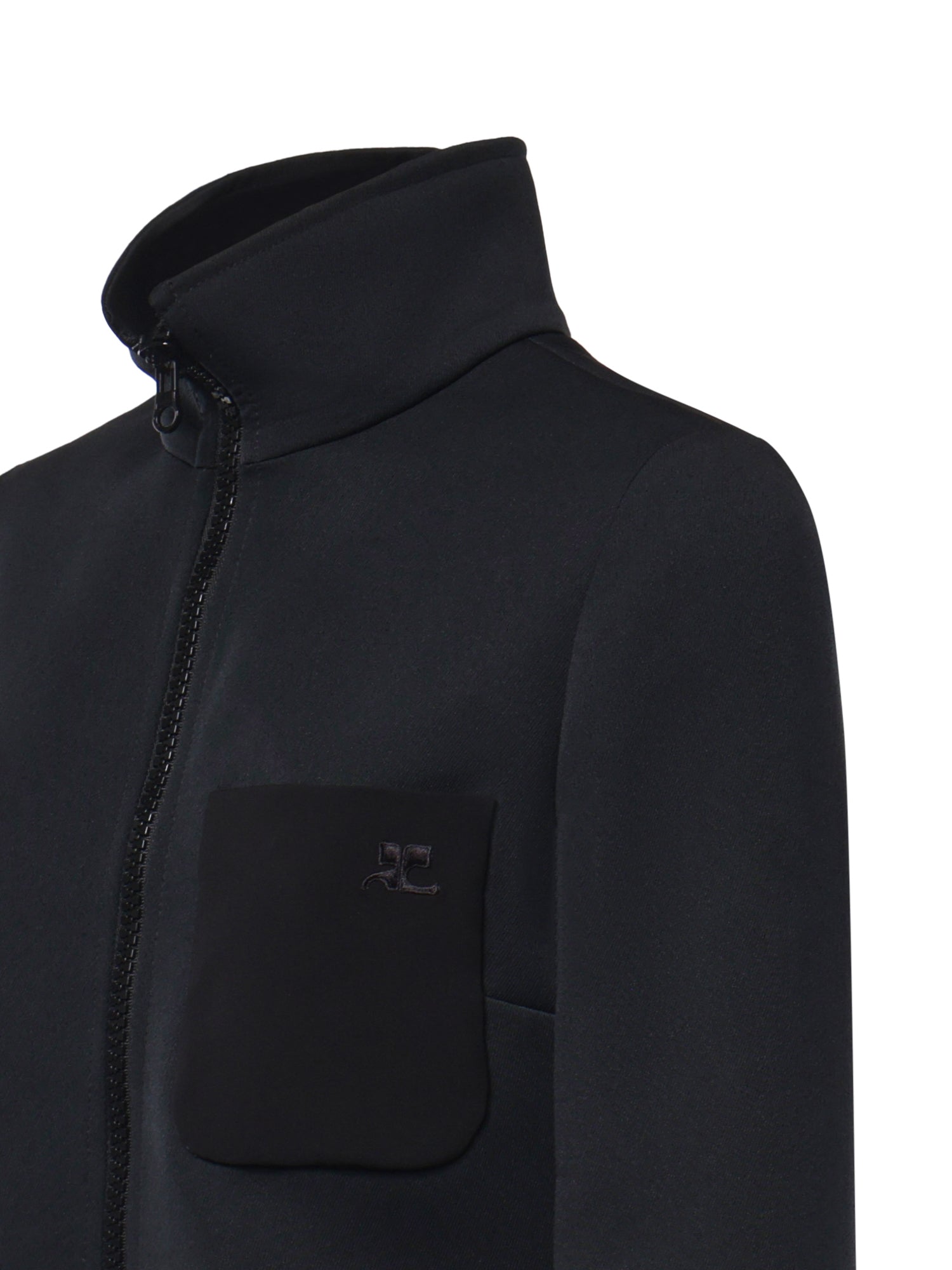 Giacca in twill con logo 426CT0589PL0007 9999 COURREGES 