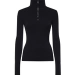 Pullover a coste con logo 426MPU318FI0001 9999 COURREGES 