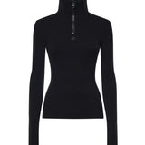 Pullover a coste con logo 426MPU318FI0001 9999 COURREGES 