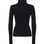 Pullover a coste con logo 426MPU318FI0001 9999 COURREGES 
