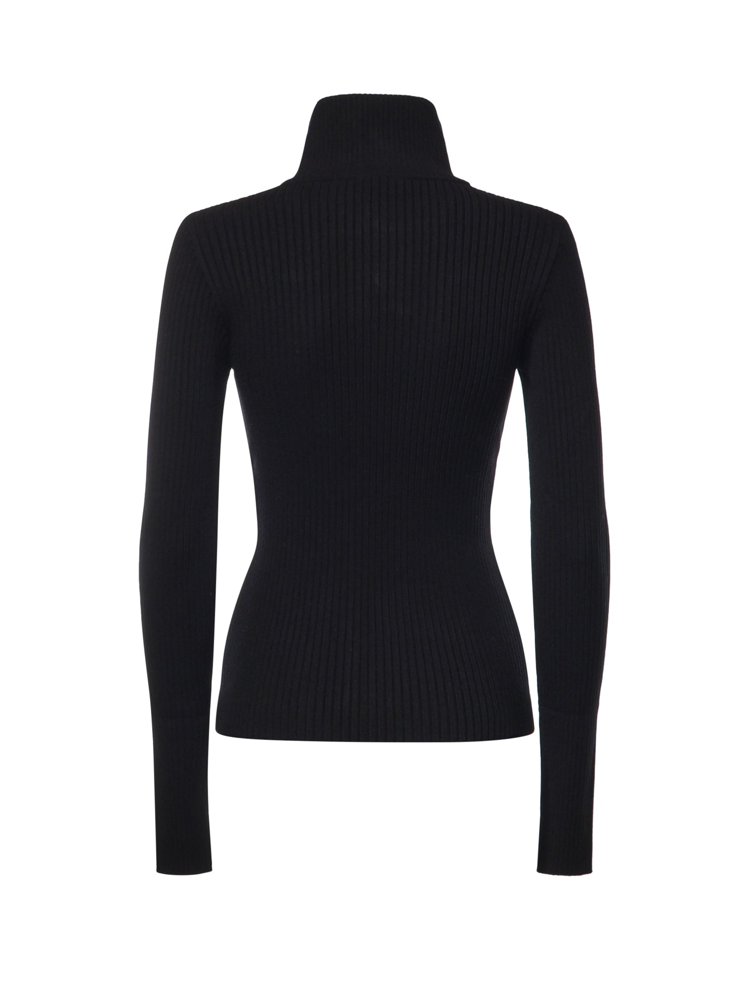 Pullover a coste con logo 426MPU318FI0001 9999 COURREGES 