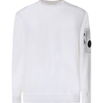 Pullover in lana merino con logo 21CMKN069A 005528A103 C.P. COMPANY 